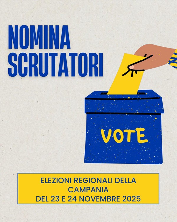 Nomina Scrutatori - Convocazione della Commissione Elettorale Comunale