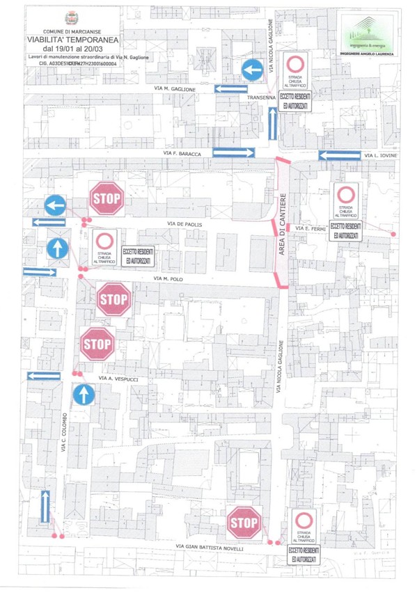 Viabilità temporanea dal 19.01.2026 al 20.03.2026